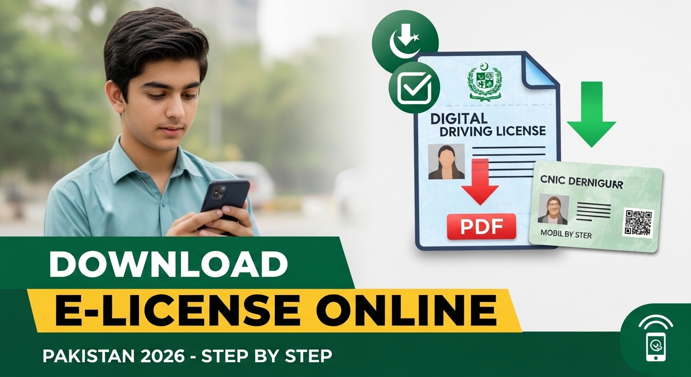 How to Download Driving License E-Copy Online Pakistan
